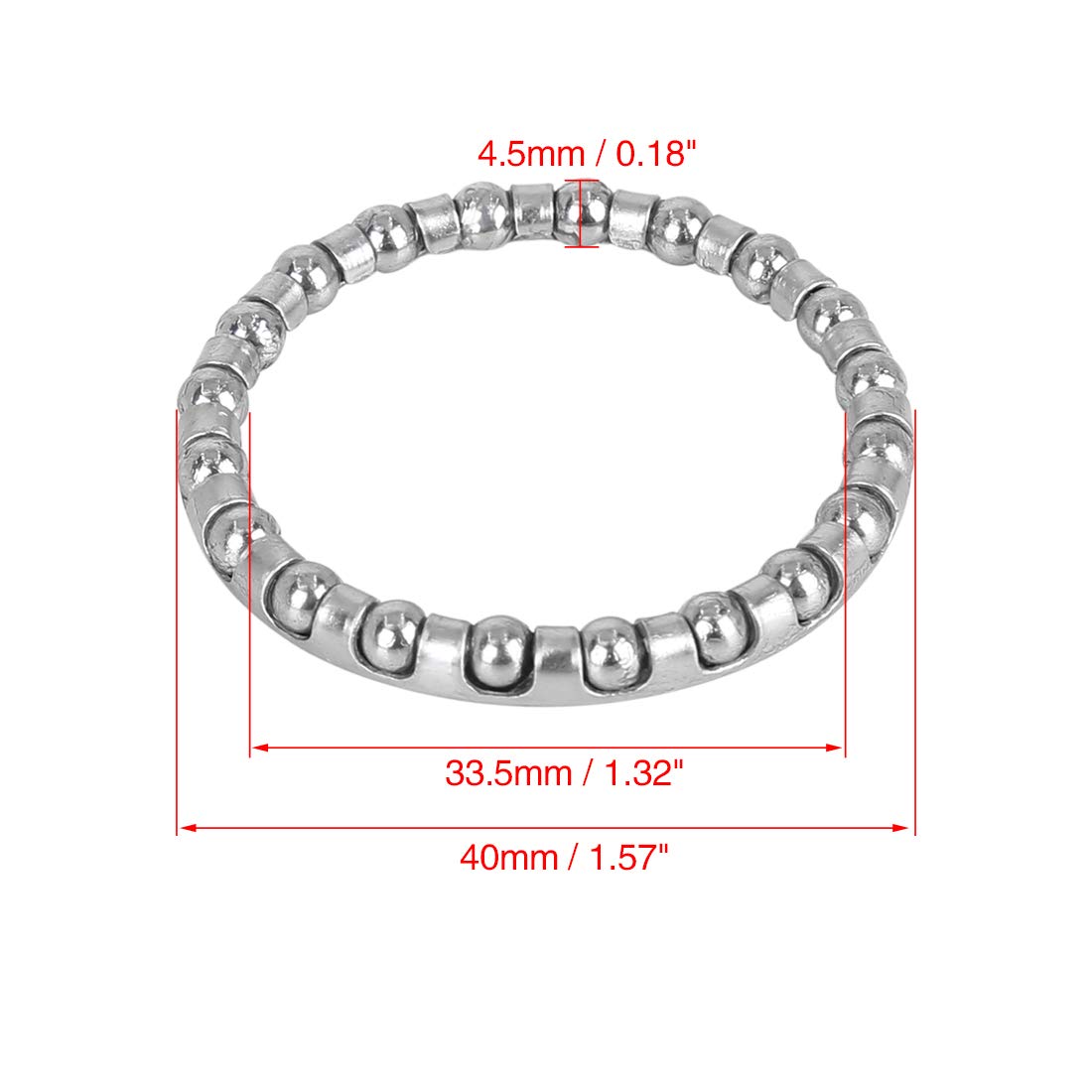 Kugellager Set Für Fahrrad-Tretlager - 4 Stück Mit 40mm Außendurchmesser