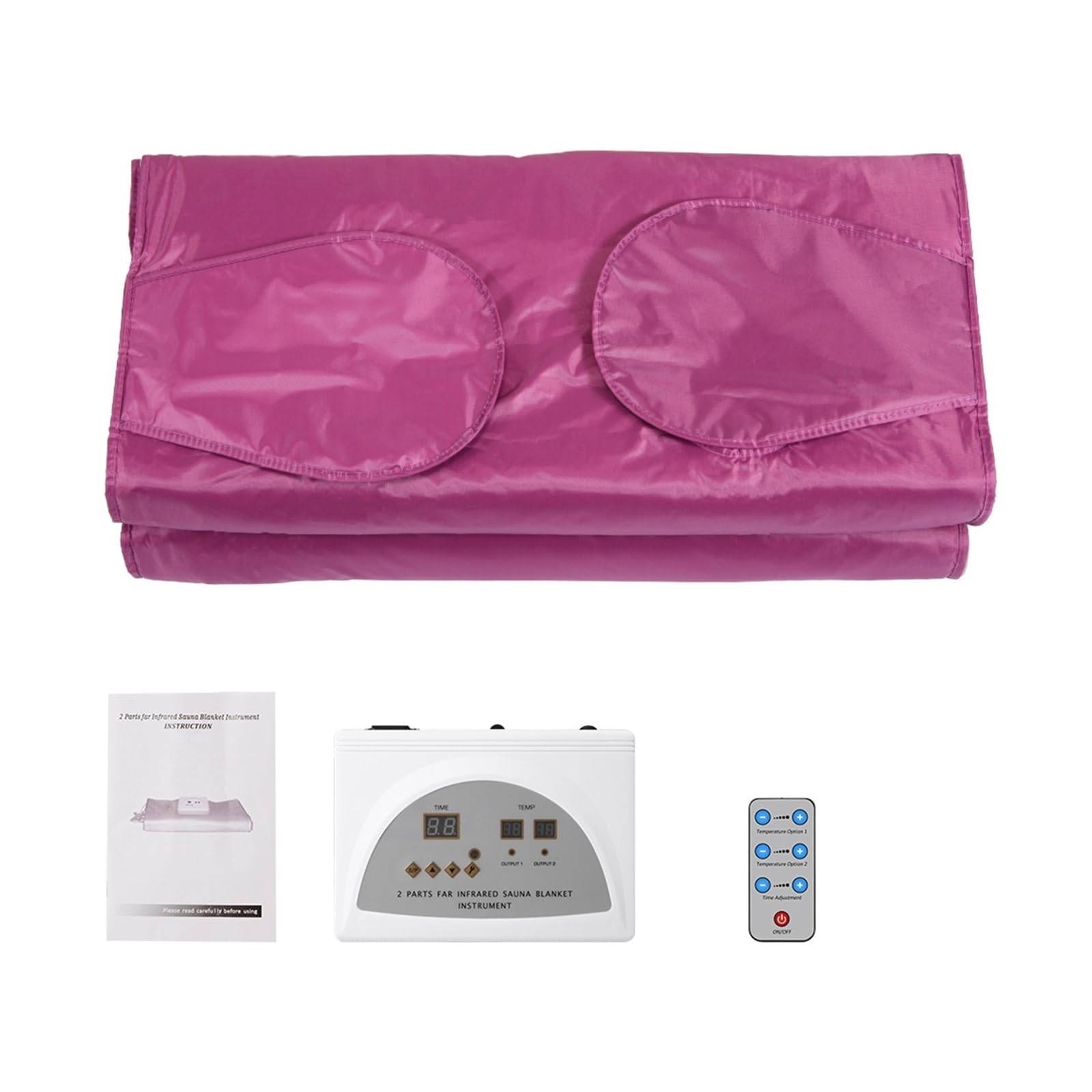 Manta de Sauna de Infrarrojos Mejorada, Manta calefactora for Sauna Que Adelgaza y Quema Grasa, for Perder Peso, desintoxicación, SPA en casa