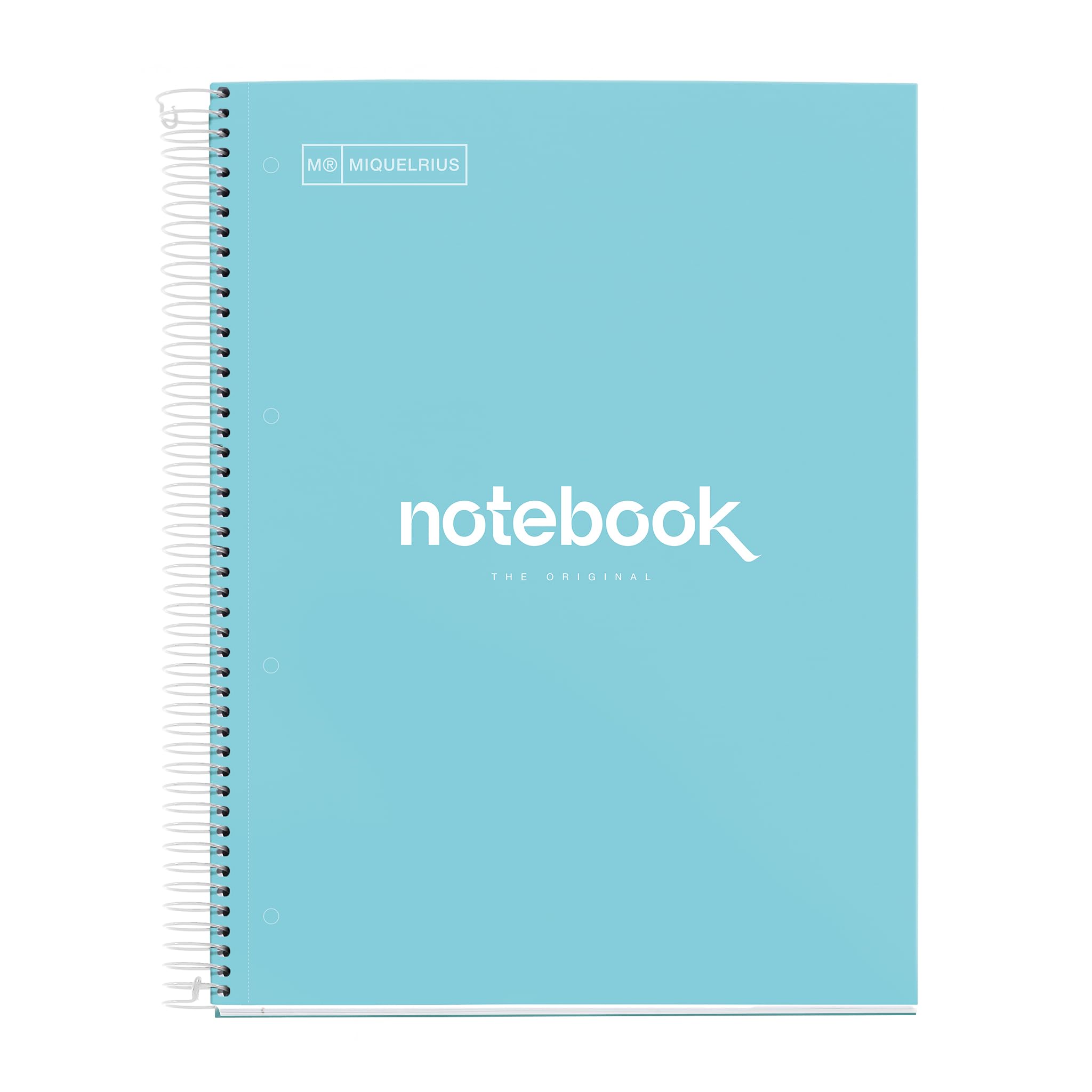 Miquelrius, A4 notebook with 160 micro-perforated squared sheets, 90 g/m² paper, Colour classification notebook