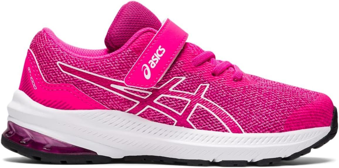 ASICS Kid's GT-1000 11 Pre-School Running Shoes, 3, Pink GLO/White