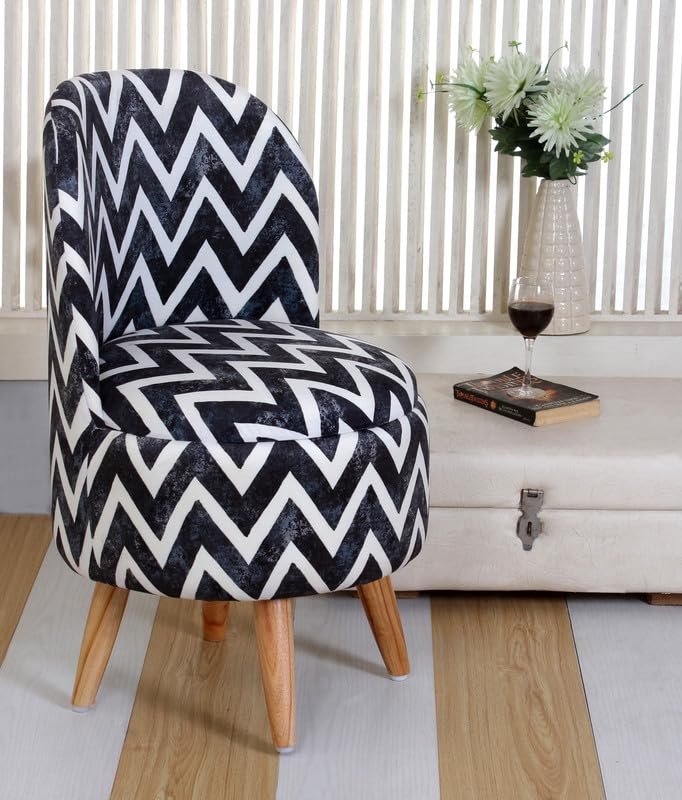 ShadowKart for Living | Pouffes for Sitting Printed | Foot Rest Wooden Foots | Make Up Dressing Side Table & Decoration, 32 Inch Height, Zig Zag, Byzantium-image-25