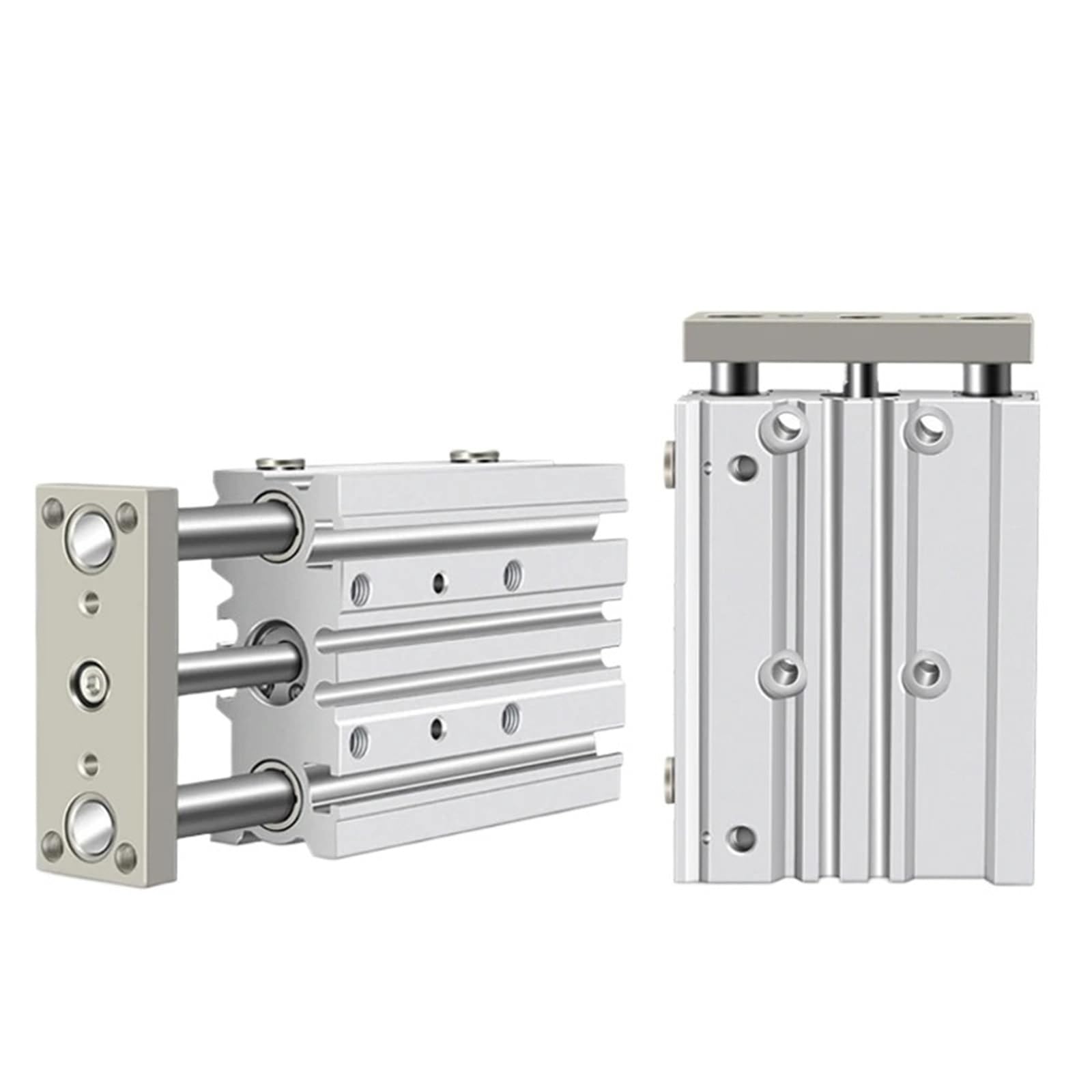 Cylindre de guidage compact sans déviation de trajectoire, course unique 30mm