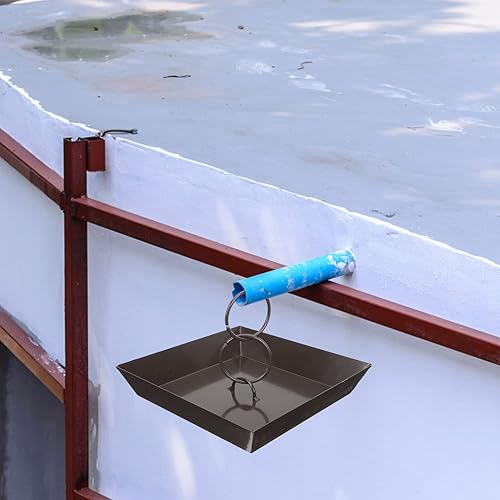 Miniatura 9 de DOITOOL Cuenca de cadena de lluvia negra moderna al aire libre decorativo cuenco grande titular de la lluvia para jardín