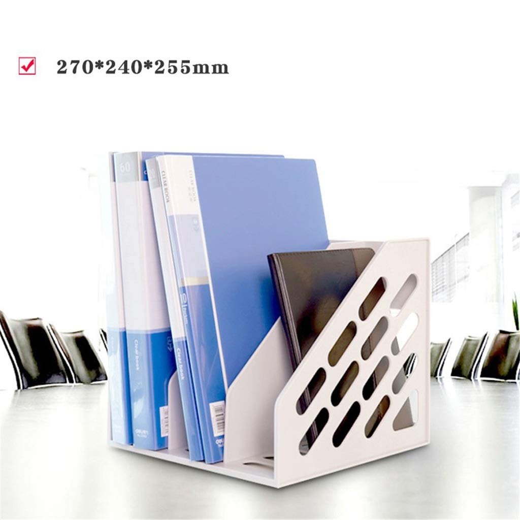 Menedżer plików na pulpicie z tworzywa sztucznego Plastikowy organizer na czasopisma i książki do biblioteki klasowej, 270x240x255 mm