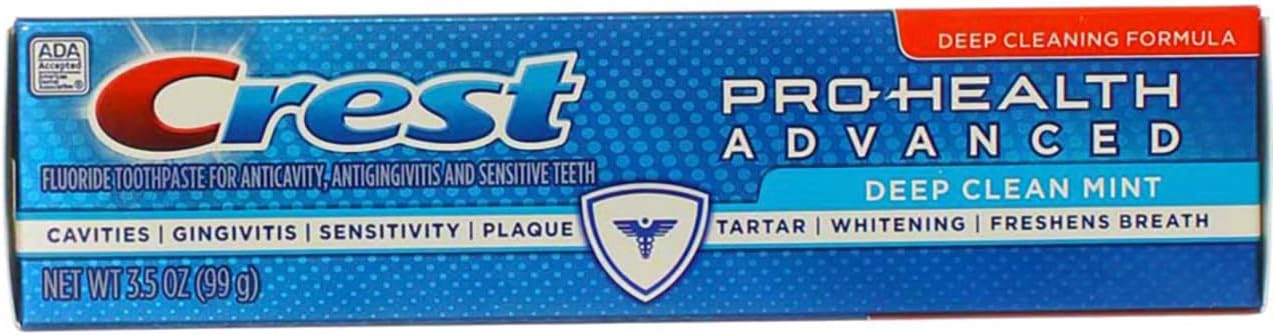 Crest Pro-Health Toothpaste Clinical Gum Protection Smooth Mint - 3.5 oz, Pack of 5