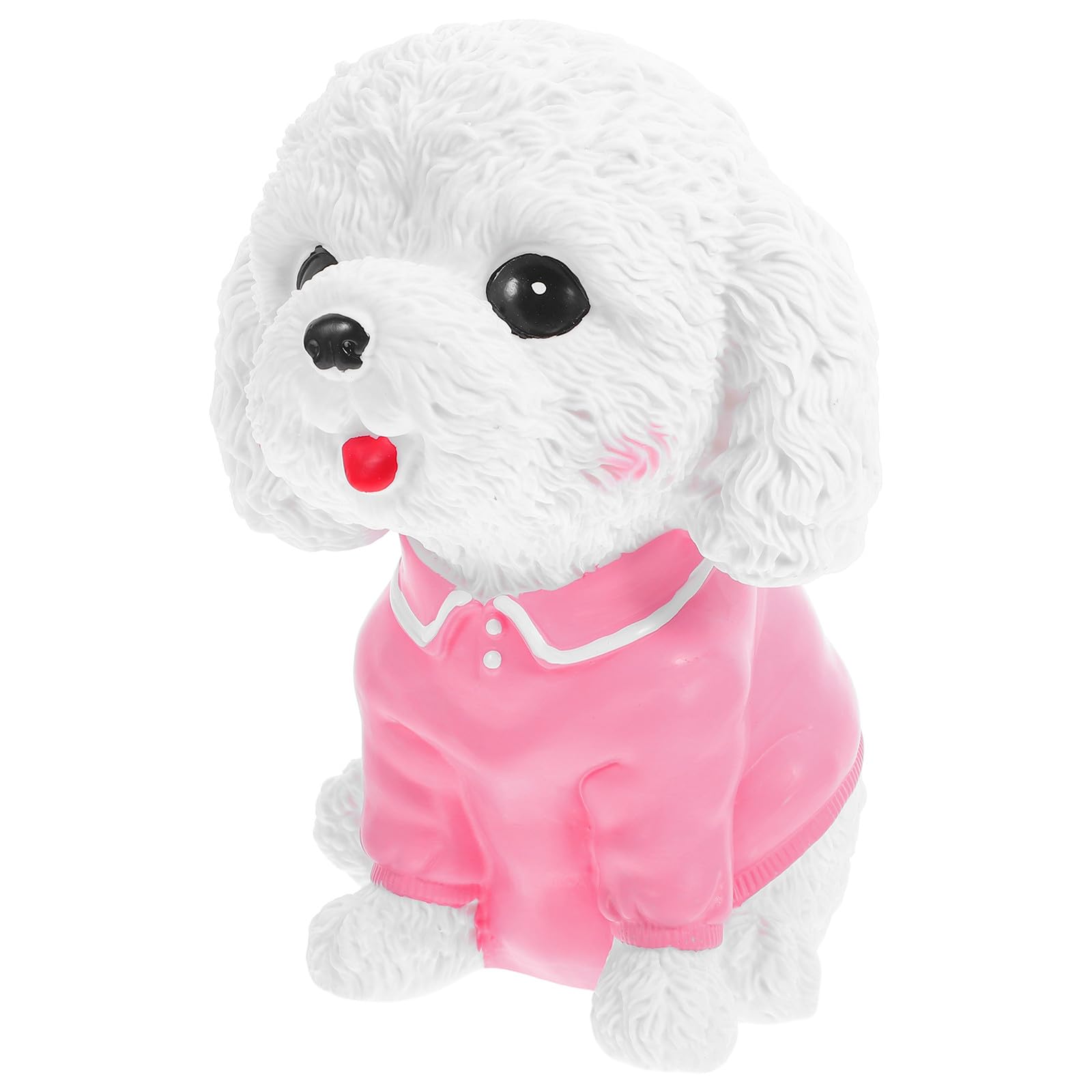 Tirelire Chien en PVC, Forme de Chien, Blanche, pour Garçon et Filles