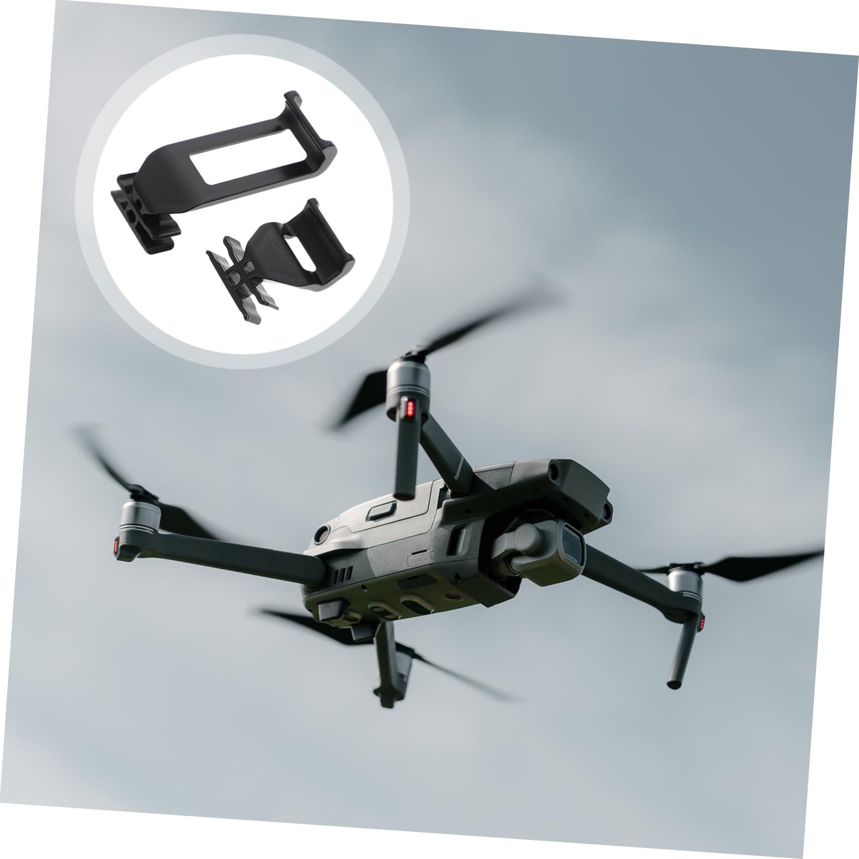 Tofficu 1set Drone Remote Controller Bracket Removable Tablet Mount Holder for Air Ergonomic Design Material for Drone Enthusiasts