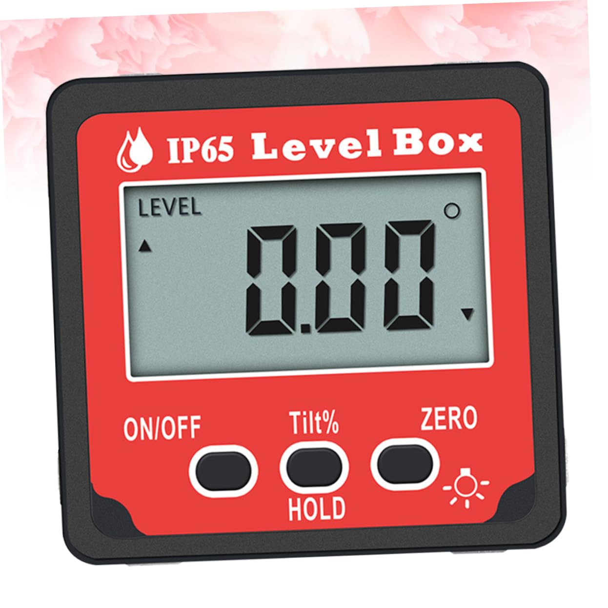 Goniometro Elettronico Digitale 4x90° con Display Retroilluminato | Grado di Precisione 0, 05°, Accuratezza ±0, 2°, Magnete Integrato e Lega di Alluminio