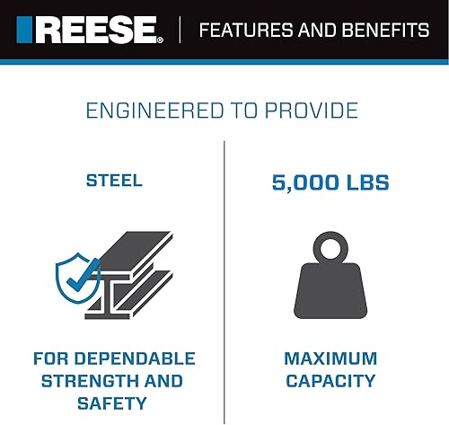 Miniatura 3 de Reese towpower 21141 bola de montaje ajustable