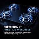 PRESTIGE Weight Machine for Home Digital Weighing Scale for Human Body with LCD Display Max Weight Capacity 180Kgs Bathroom Scale for Home & Gym (Black & Gray) 3 Year Warranty gallery image