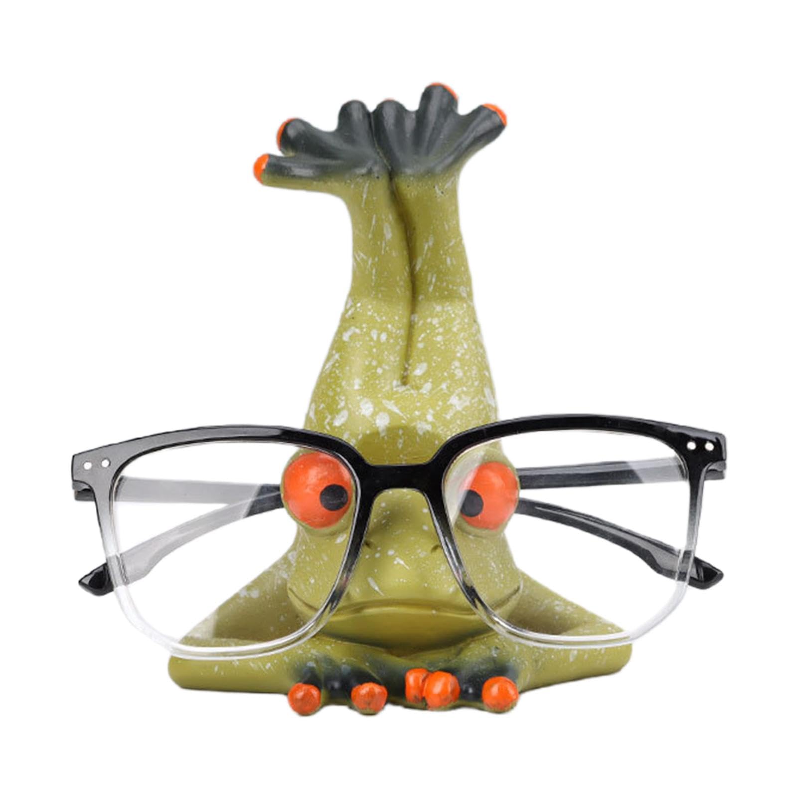 Support de lunettes grenouille pour votre table de nuit et bureau