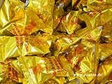Inhalt: 600g (100 x je 6g Weizengebäck einzeln in Goldfolie verpackt, mit einem Zettel im Inneren, der nicht zum Verzehr geeignet ist).