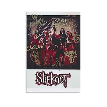 Amazon.co.jp: スリップノット 直筆サイン入り ポスター バス