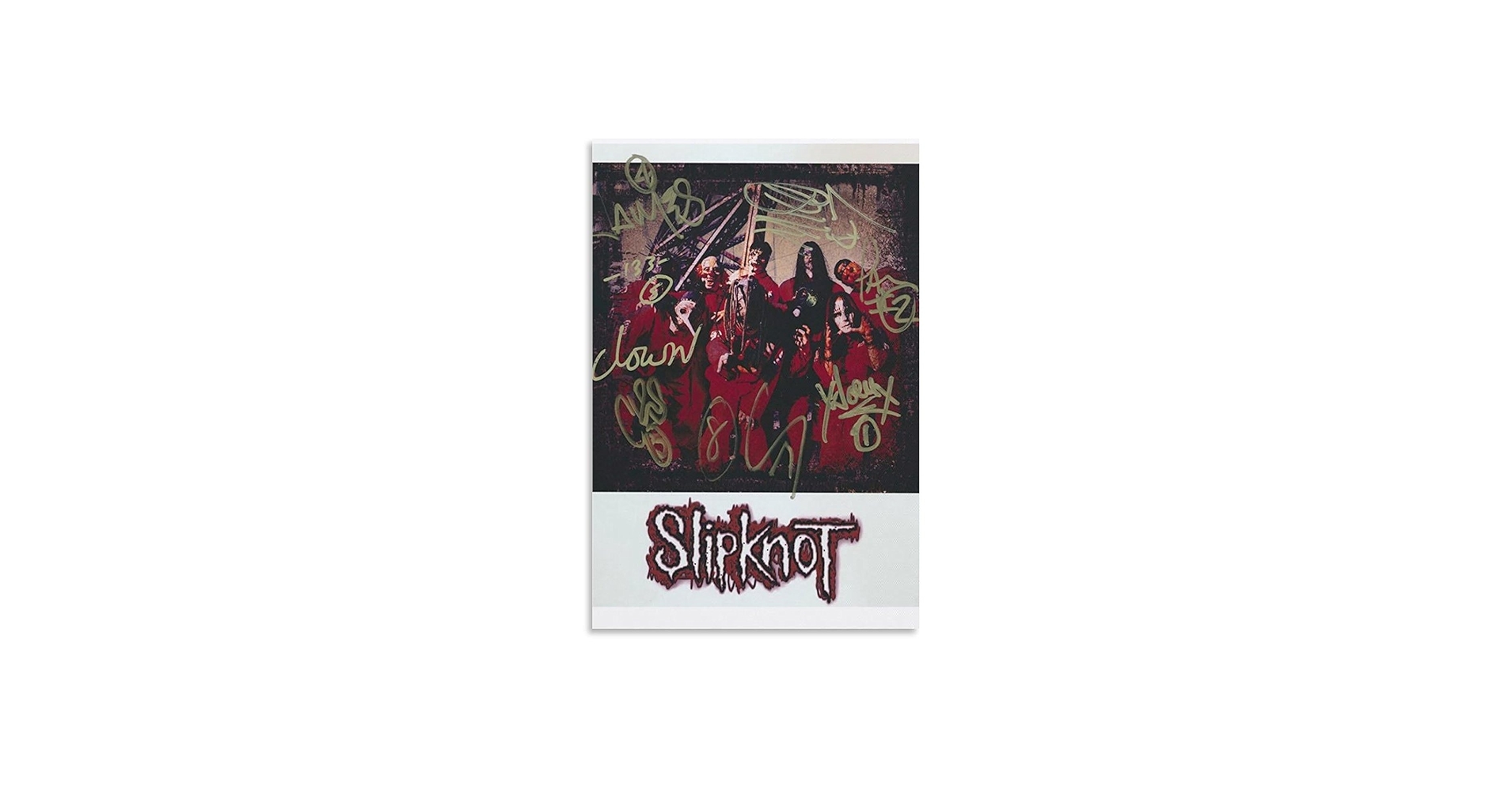 ⭐︎SLIPKNOT ⭐︎直筆サインCD.スチールポスター額装 2025年最新】slipknot サインの人気アイテム - メルカリ