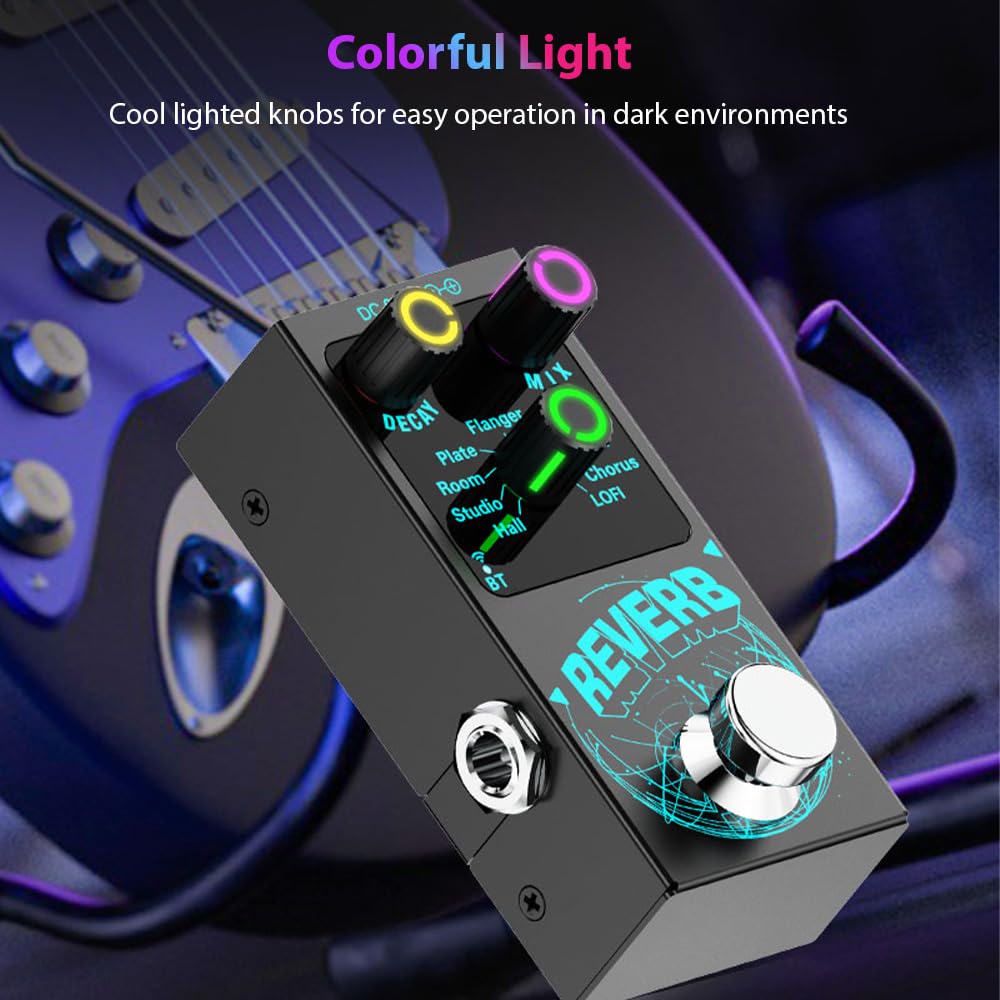 Amazon.com: Guitar Digital Reverb Effector, 9 Different Reverb