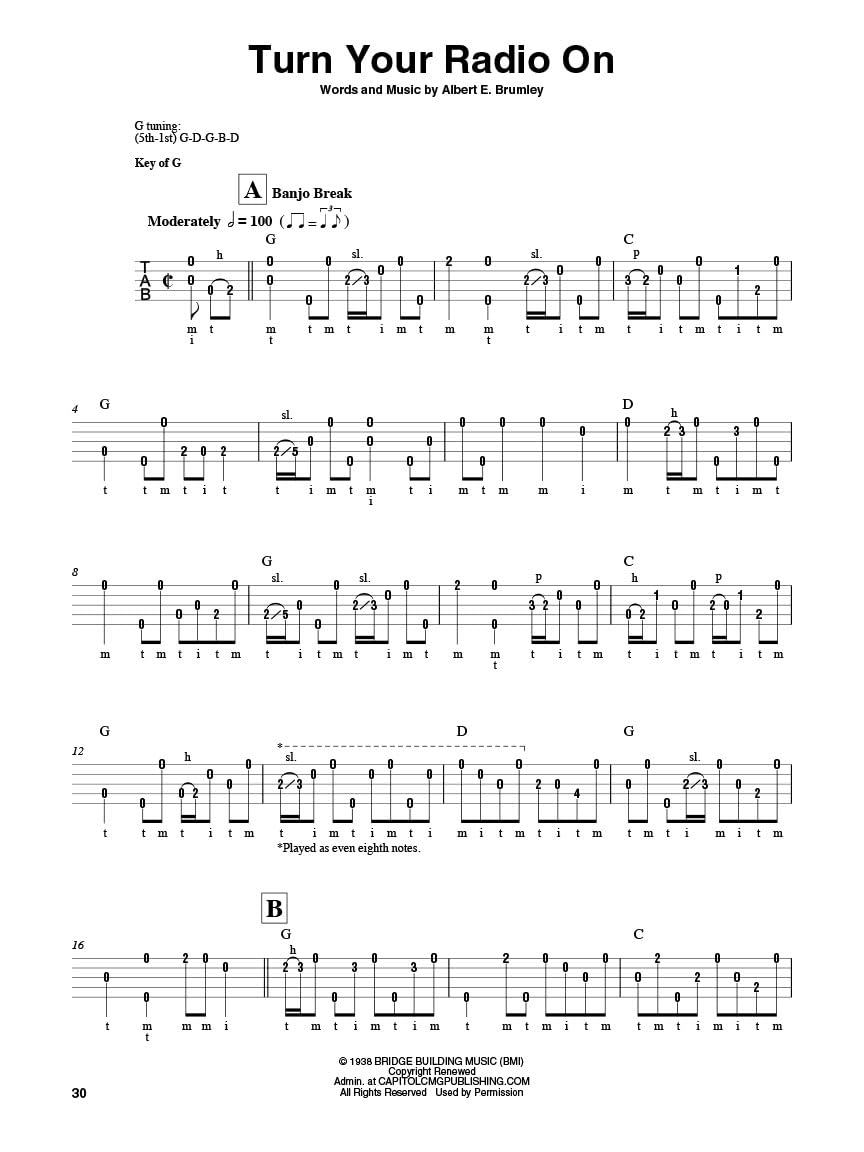 Bluegrass Gospel: Banjo Play-Along Volume 7