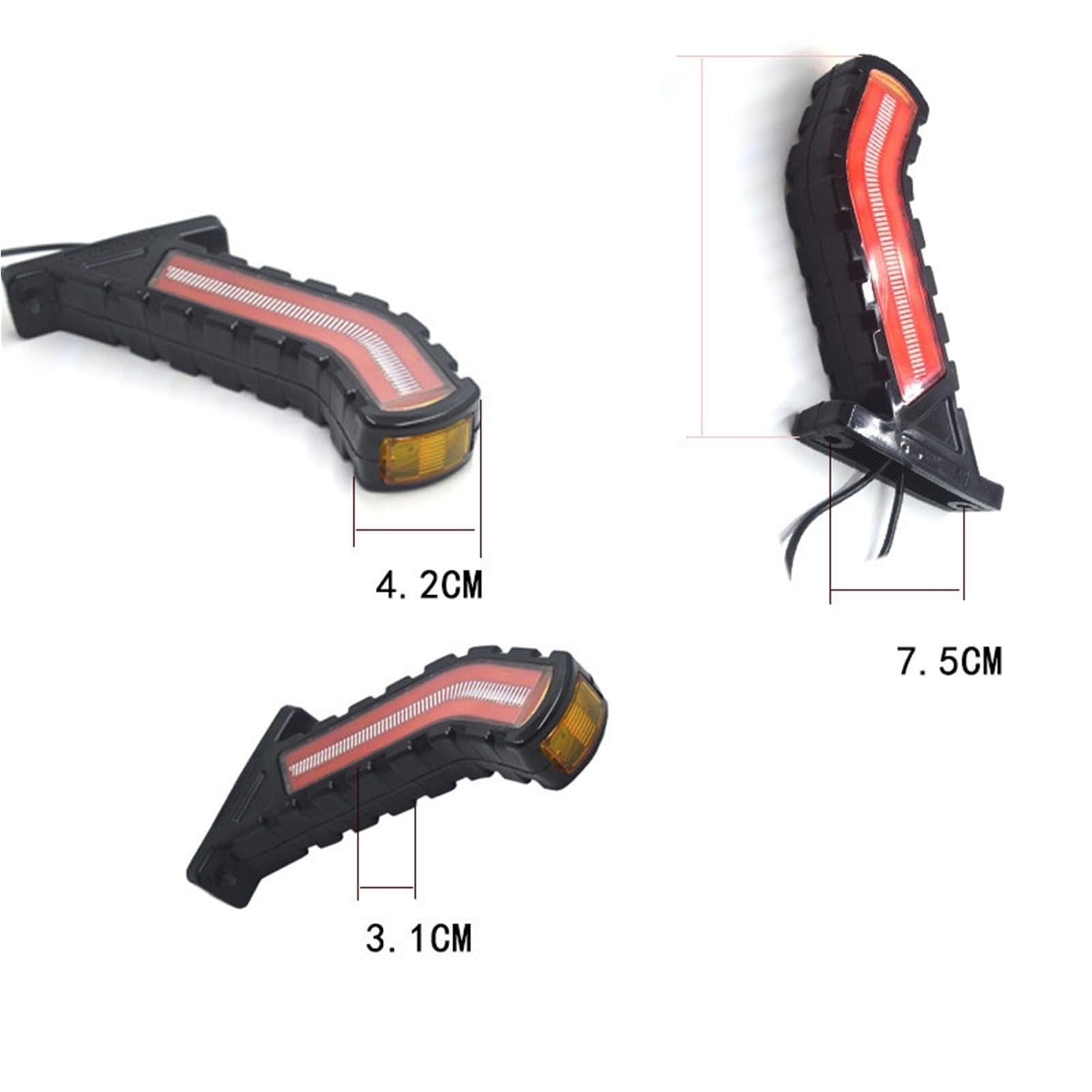 Luci posizione laterali a 12V/24V Compatibile con Cars SUV, Vans