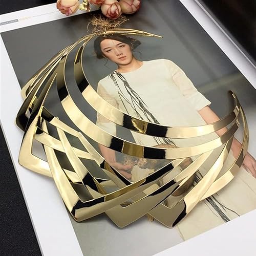 Miniatura 7 de Gold Choker Necklace for Women Men African Jewelry Necklace Statement Necklace Choker Collar Bib Gold Costume Jewelry for Girls Accessories Gift