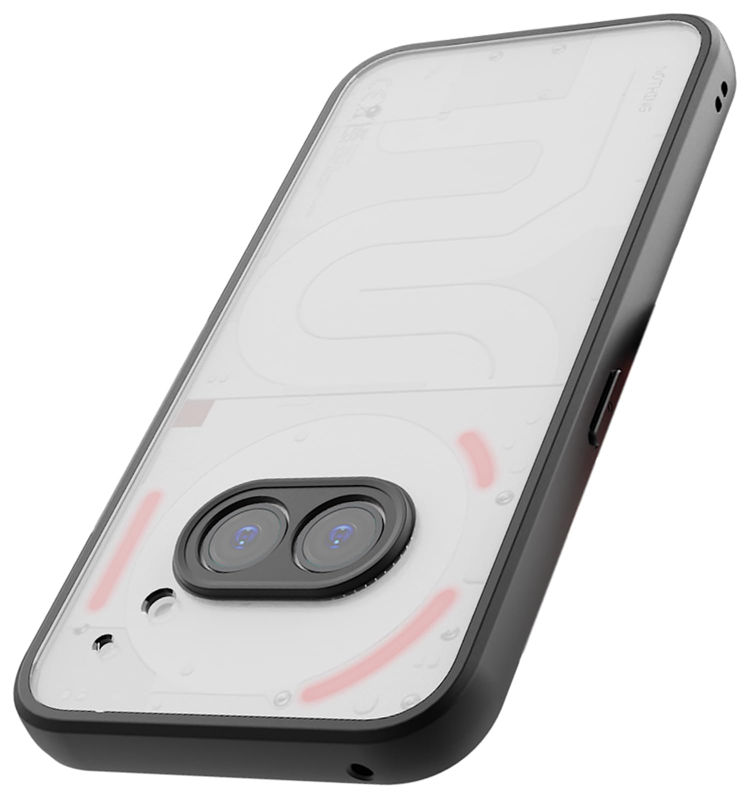 Kapa Hawkeye Clear Back Cover for Nothing Phone 2A / 2A Plus | Camera Lens Protector Shockproof Slim Clear Case Cover (Black Sides) (B0CZNDVM83) Amazon Price History, Amazon Price Tracker