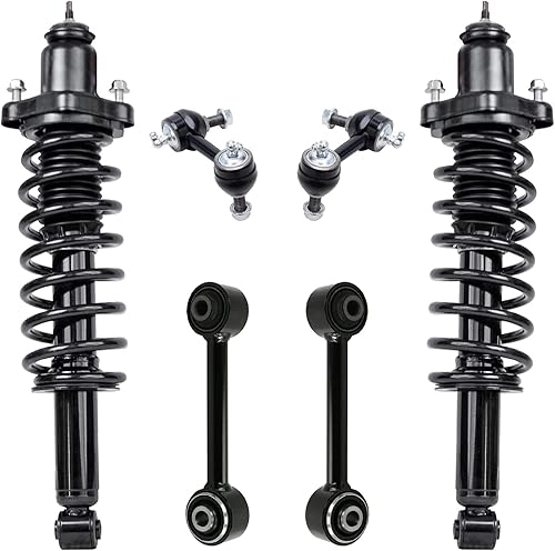 Miniatura 284 de Detroit Axle - Kit de puntales delanteros de 6 piezas para Chevrolet Aveo Aveo5 Pontiac G3 Wave, barra estabilizadora, varillas de acoplamiento