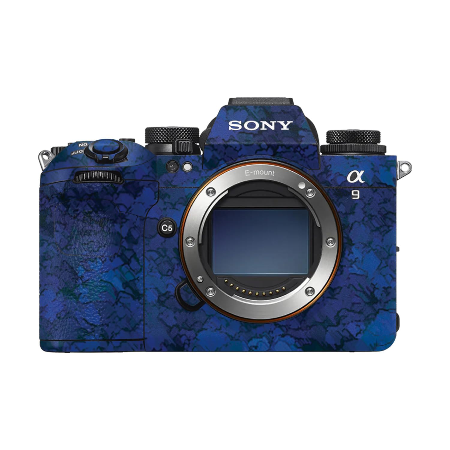 Camera Skin Compatible with Sony Alpha 9 III (2024) - Blue Ice - Premium 3M Vinyl Protective Wrap Decal Cover - Easy to Apply | Crafted in the USA by MightySkins