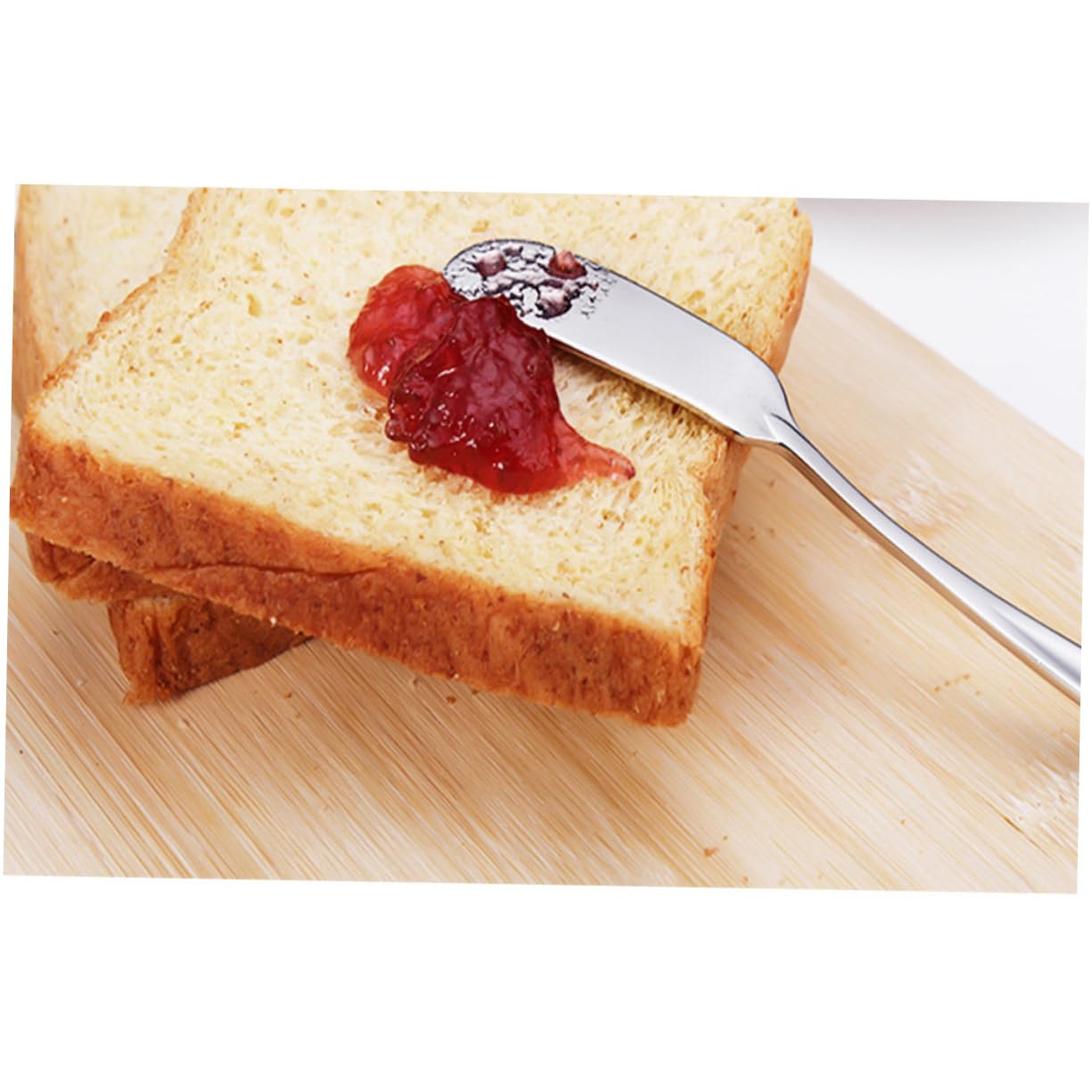 OFFSCH 2 Pack Stainless Steel Butter Knife Perfect for Cheese Spreaders Jam Baking Tools Kitchen Utensils