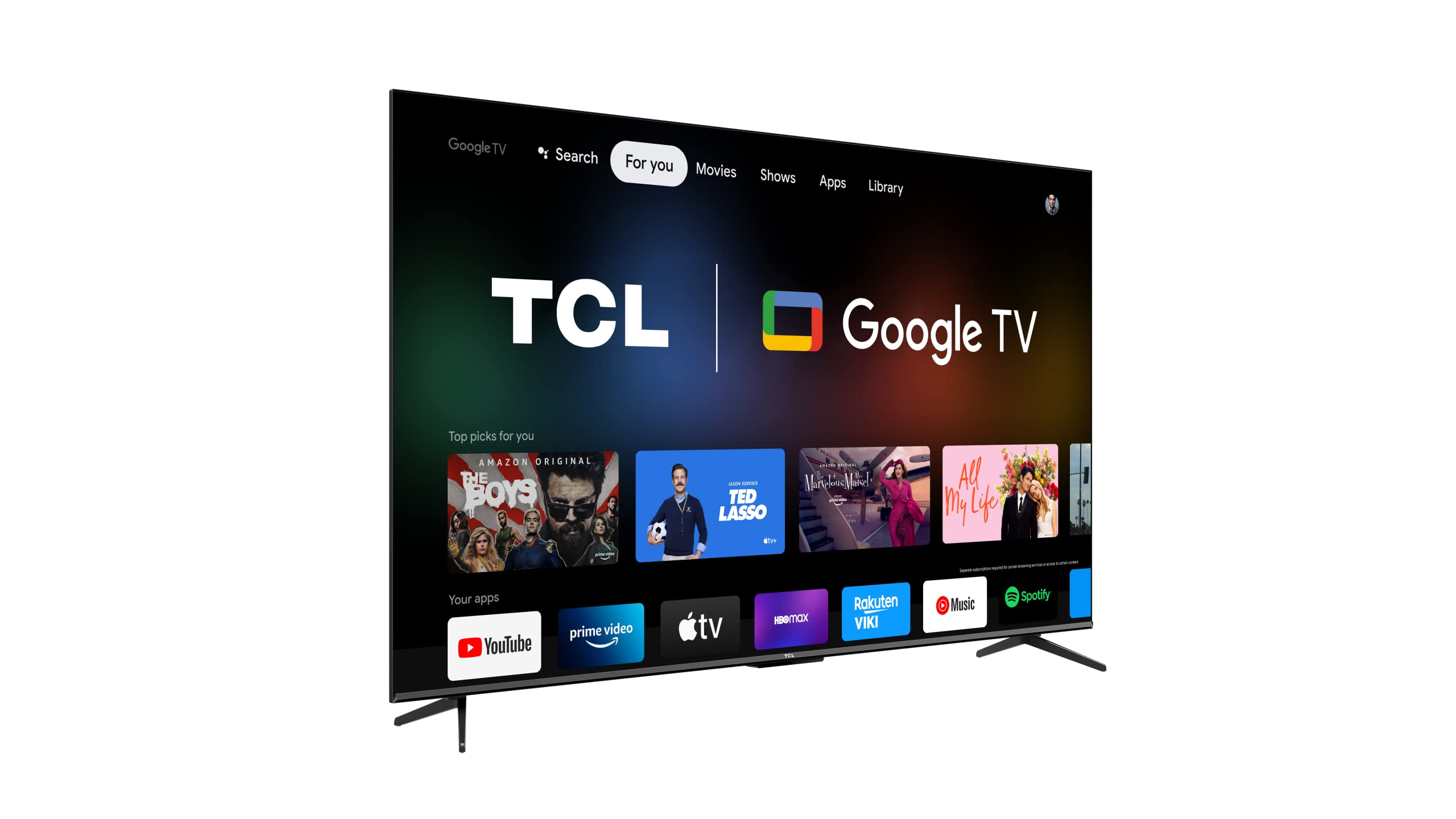 Google TV LED 65” TCL P735 4K UHD HDR DOLBY VISION - ATMOS, ALLM