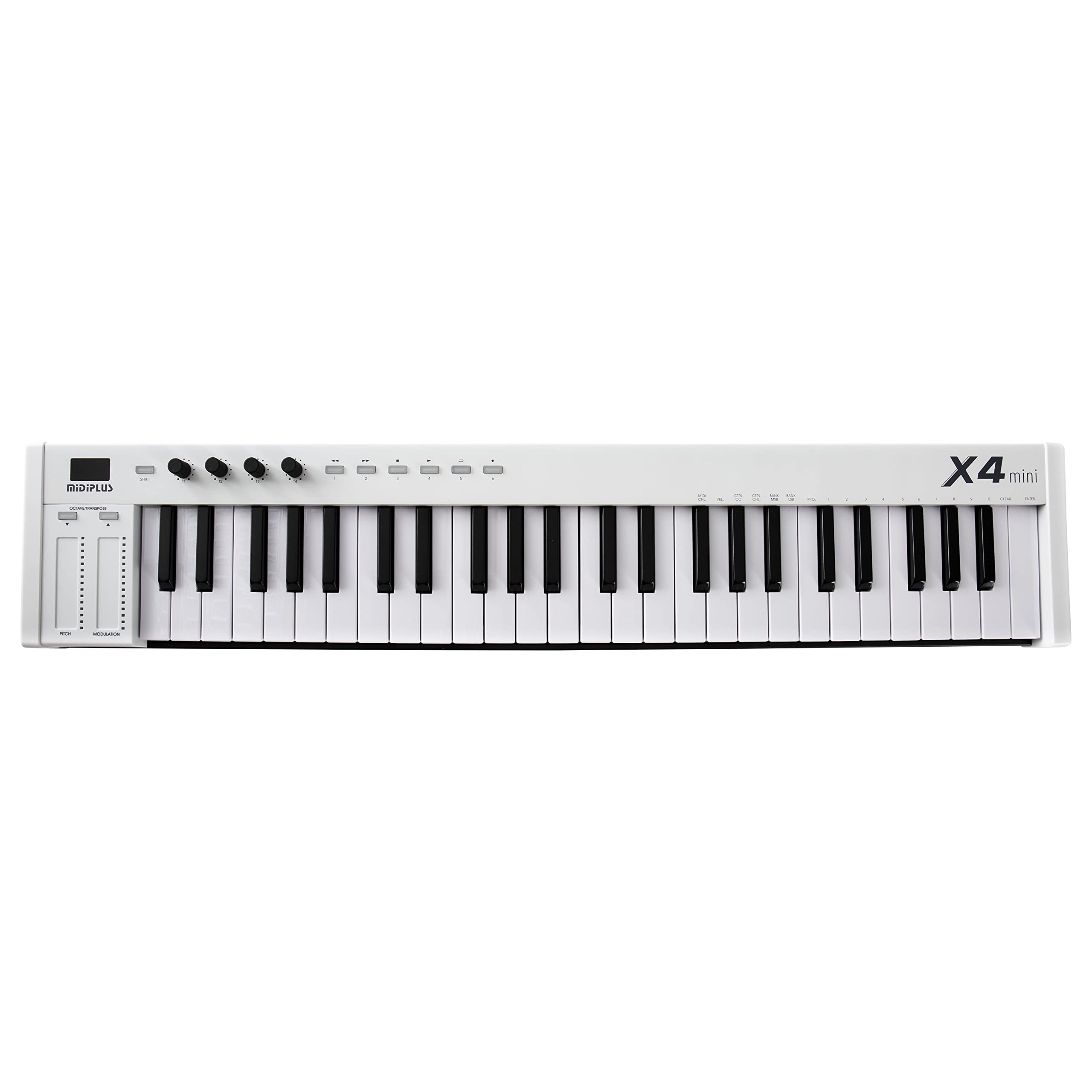 MIDIPLUS X4 USB MIDIキーボード Amazon.com: midiplus X4 mini MIDI Keyboard Controller, White