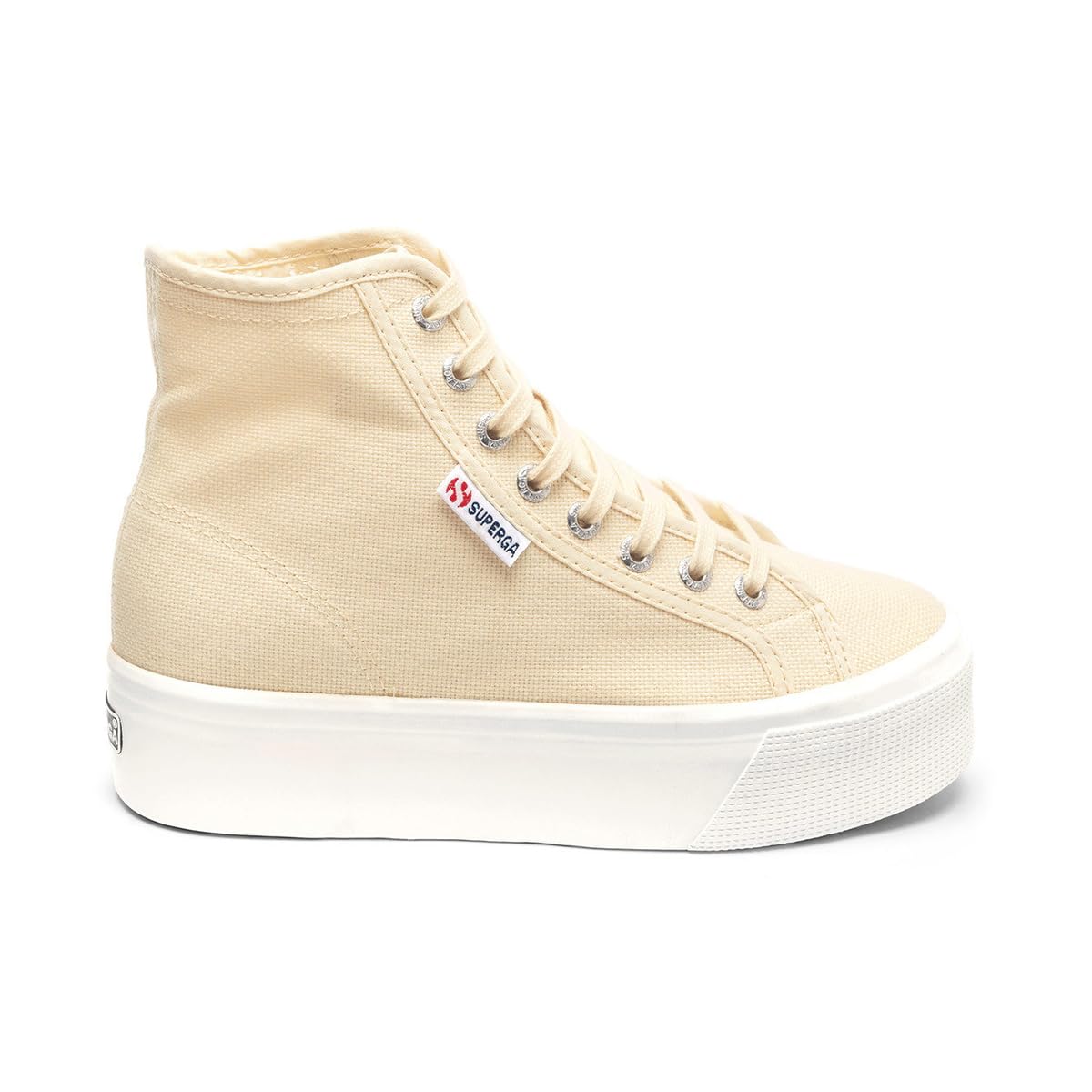 Superga - Sneakers, Donna, Cotone, Casual, 2708 Hi Top