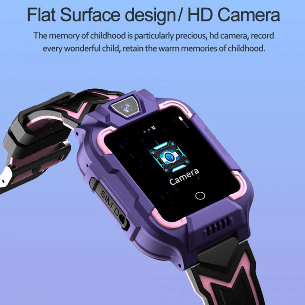 Inteligente Reloj Niños Teléfono, 4G GPS + GPRS + Libras Que Colocan Niños Inteligentes A Prueba De Agua Reloj + WIFI Posicionamiento Reconocimiento De La Cara En Varios Idiomas A Prueba De Agua