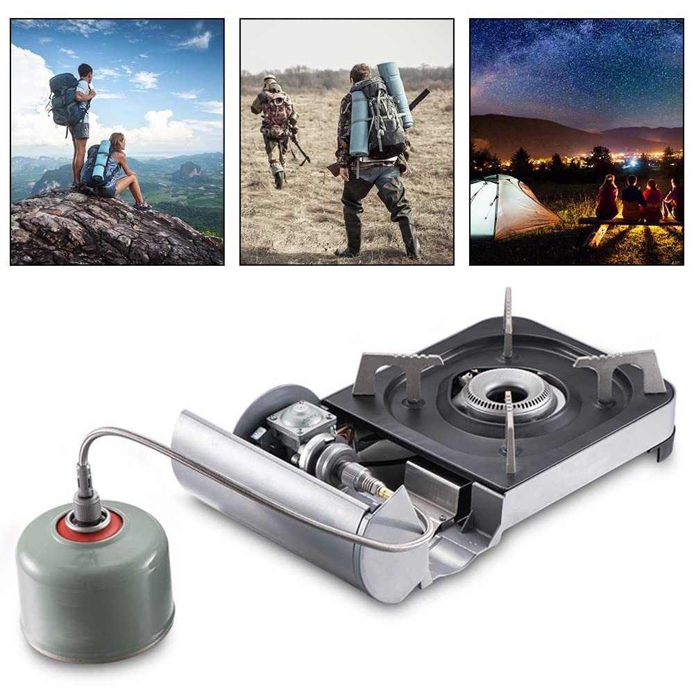 MiOYOOW Gasflaschenadapter Gas-Adapter-konverter Campingkocher Anschluss Campingkocher Anschluss für Outdoor Wandern Picknick