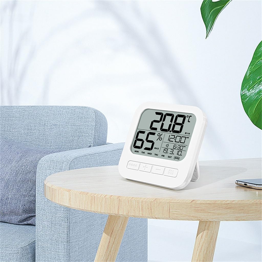 PNAWLLCF-65 Domowy termometr elektroniczny, uchwyt do pomiaru temperatury i wilgotności w pomieszczeniu wewnętrznym, ścienny