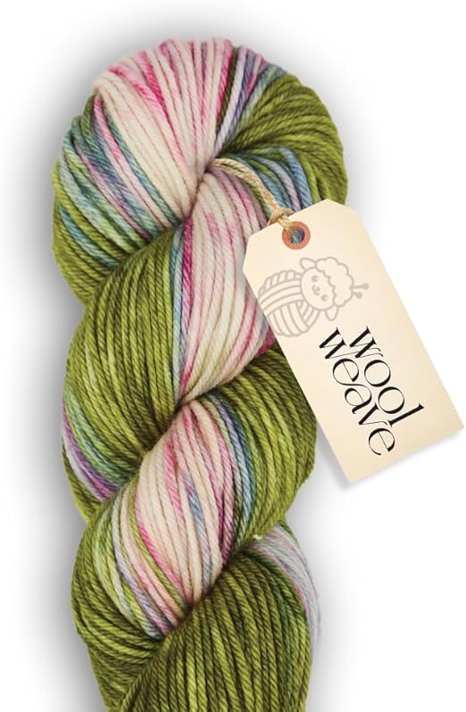 Worsted Weight Yarn - 100% Extrafine Merino Wool Yarn for Knitting & Crocheting - Hand Dyed, Ultra-Soft & Warm - 100g Skein, 180 Yards - Machine Washable