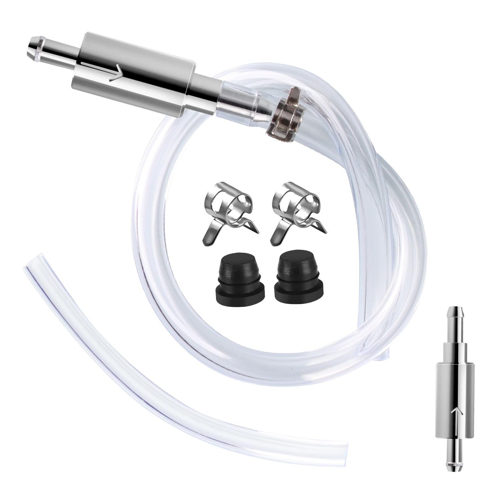 Universal Car Motorcycle Brake Clutch Bleeder Hose One Way Valve Tube Tool Kit e