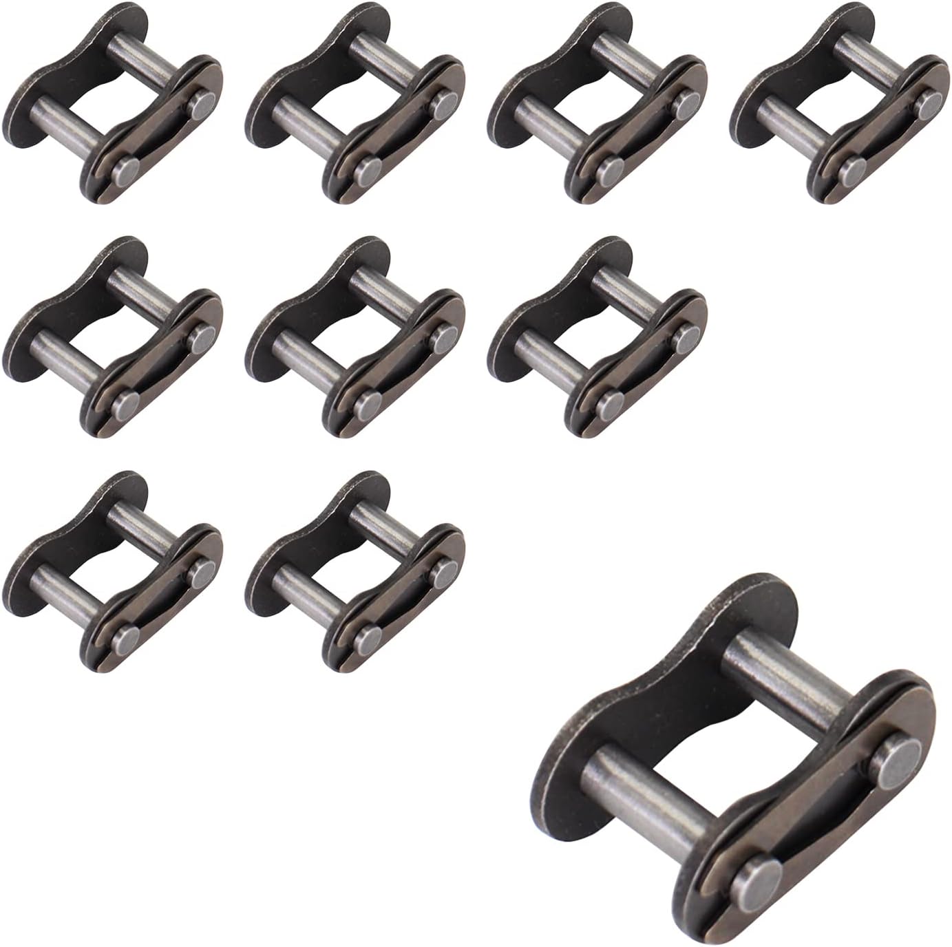 Yonput 10 PCS 420 Chain Master Link Roller, Steel Alloy