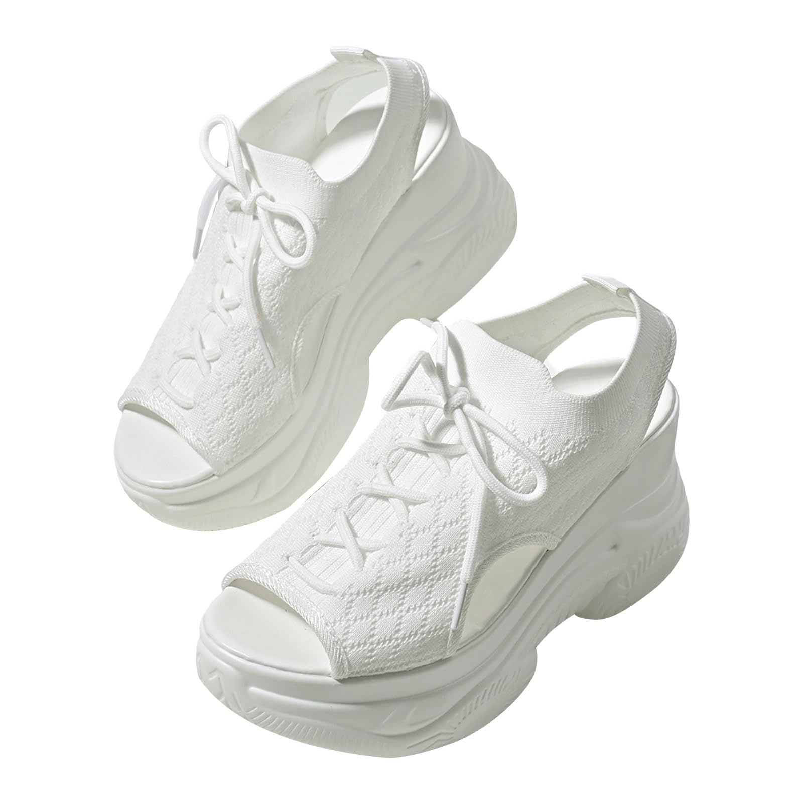 Sandali Donna Estivi da Piedi Nudi Antiscivolo Casual Scarpe Spiaggia Passeggiate Sandali Estivi Donna Semplice ed elegante