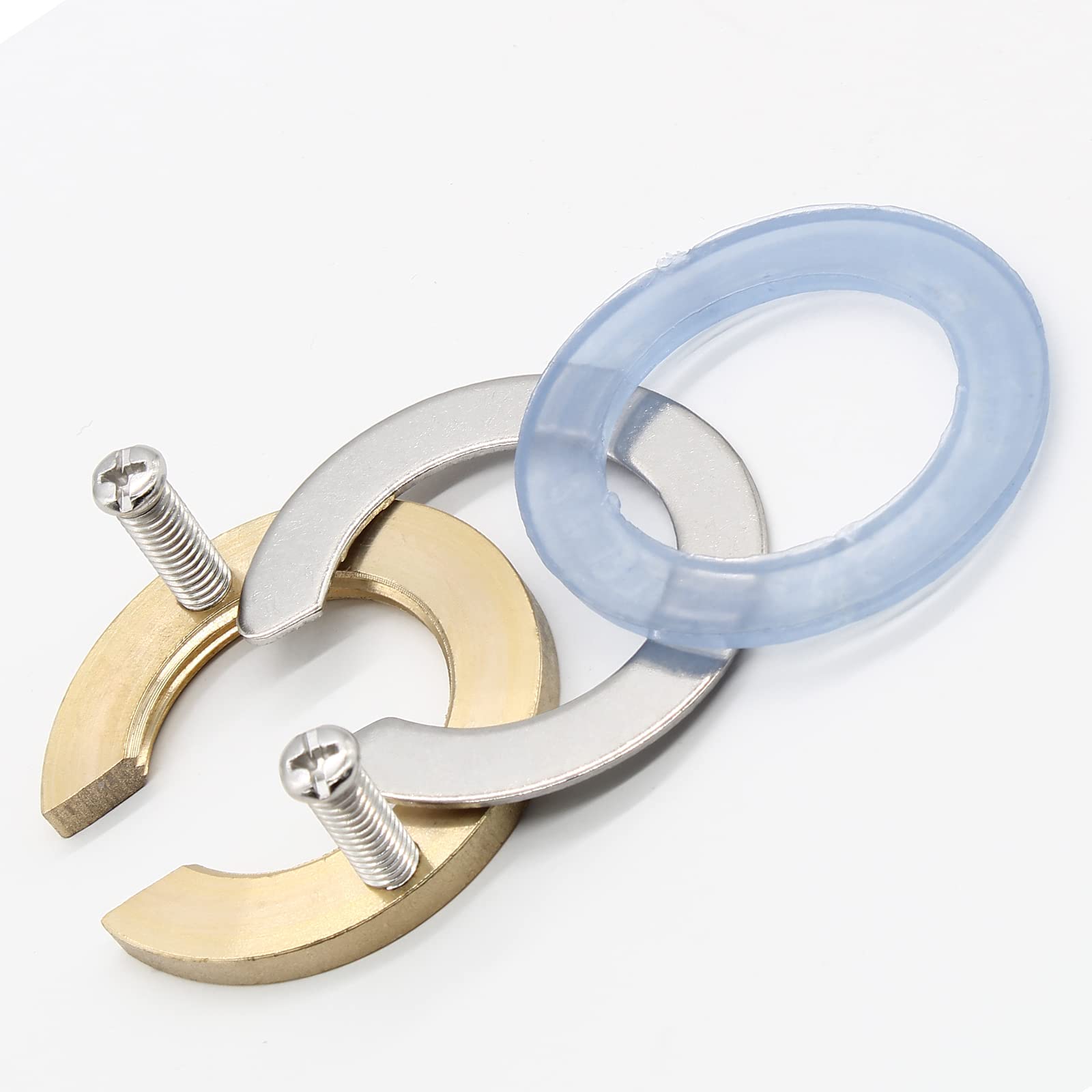 Staffa Fissaggio Rubinetto HuaLiSiJi - Rame Puro, Diametro 32mm, Per Lavandino, Facile Installazione - Foto 5