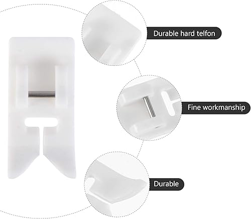 Miniatura 5 de Accesorios de ejercicio - Prensatelas antiadherentes en zigzag, a presión, prensatelas antiadherentes, multifuncionales a presión para máquinas de