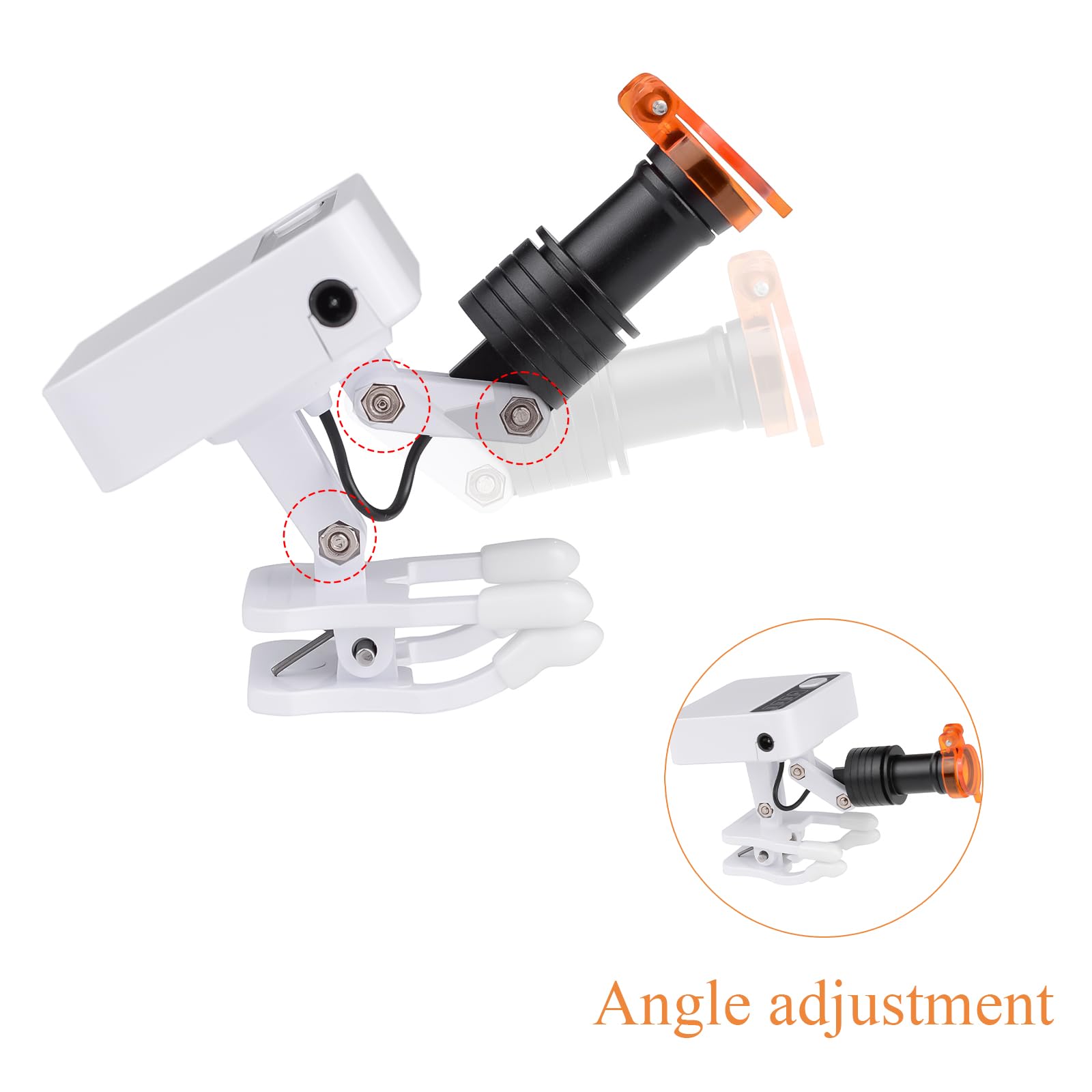 Phare LED magnétique à changement rapide 5 W pour loupe dentaire