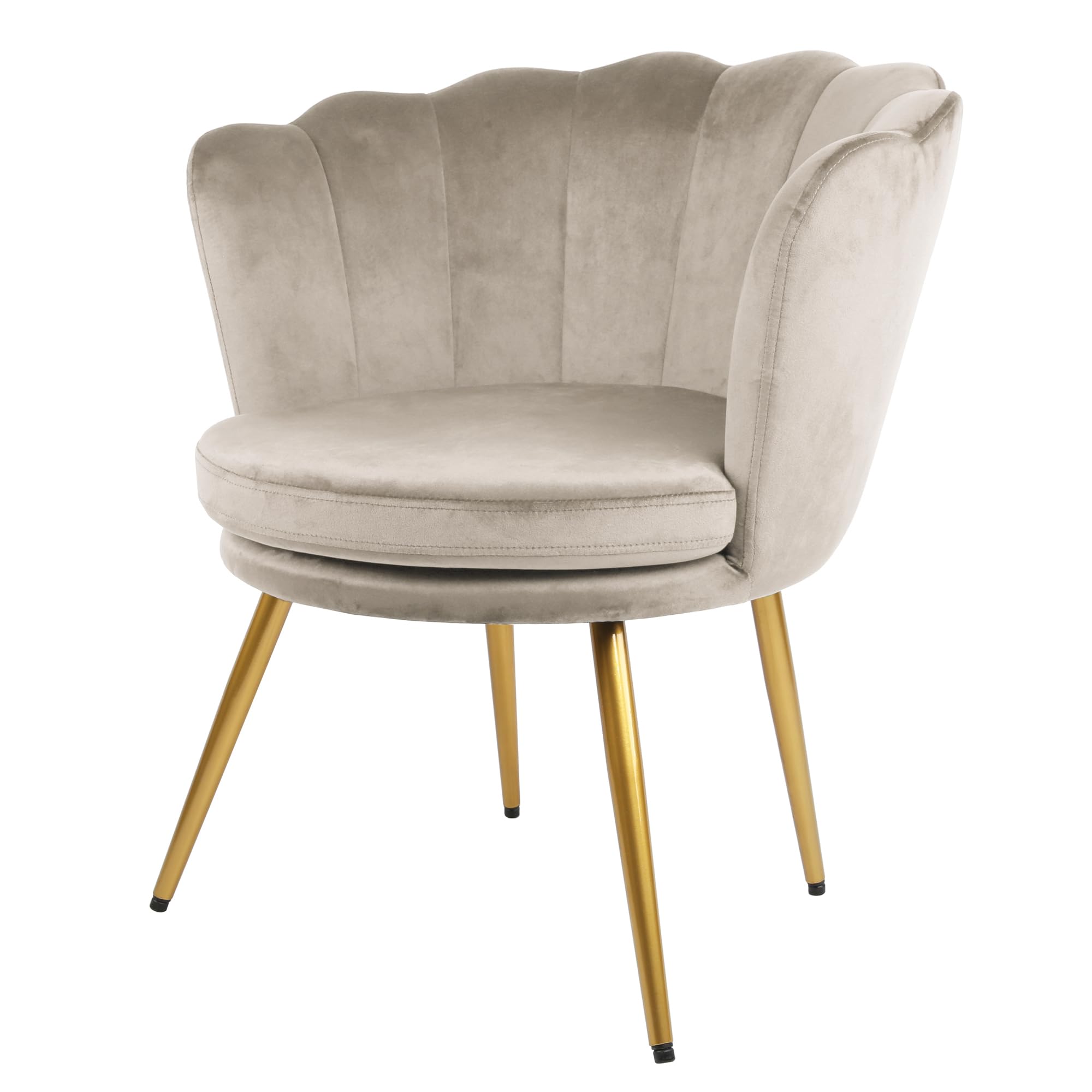 Genesis Fauteuil tonneau Accent Taupe, Taille Unique