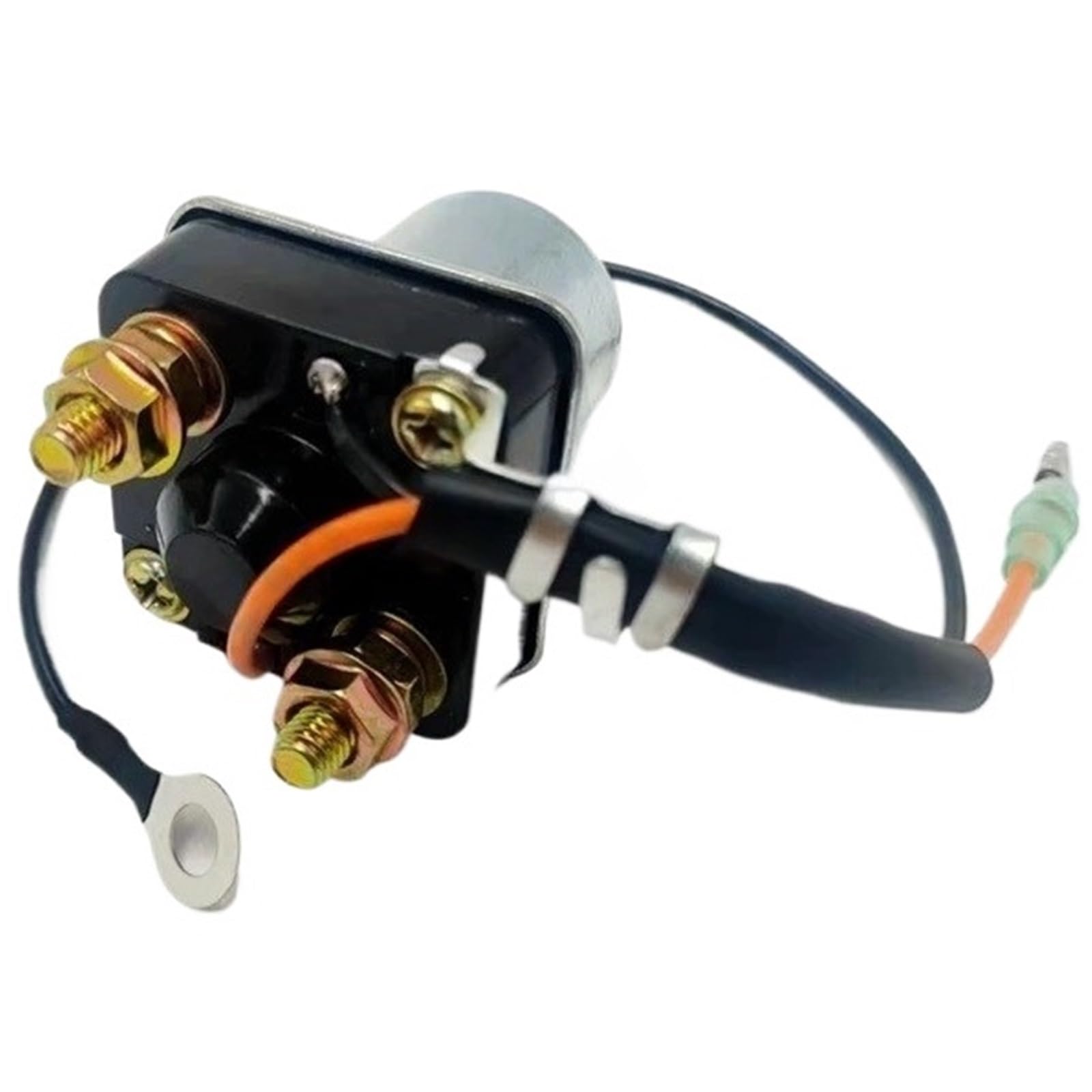 Solenoide Relé Arranque Motocicleta Relé 346-76040 para Solenoide De Arranque Motor Fueraborda Tohatsu 2T 25HP 30HP 40HP 50HP M25C M30A 2 Tiempos 346-76040-0, Piezas Barco