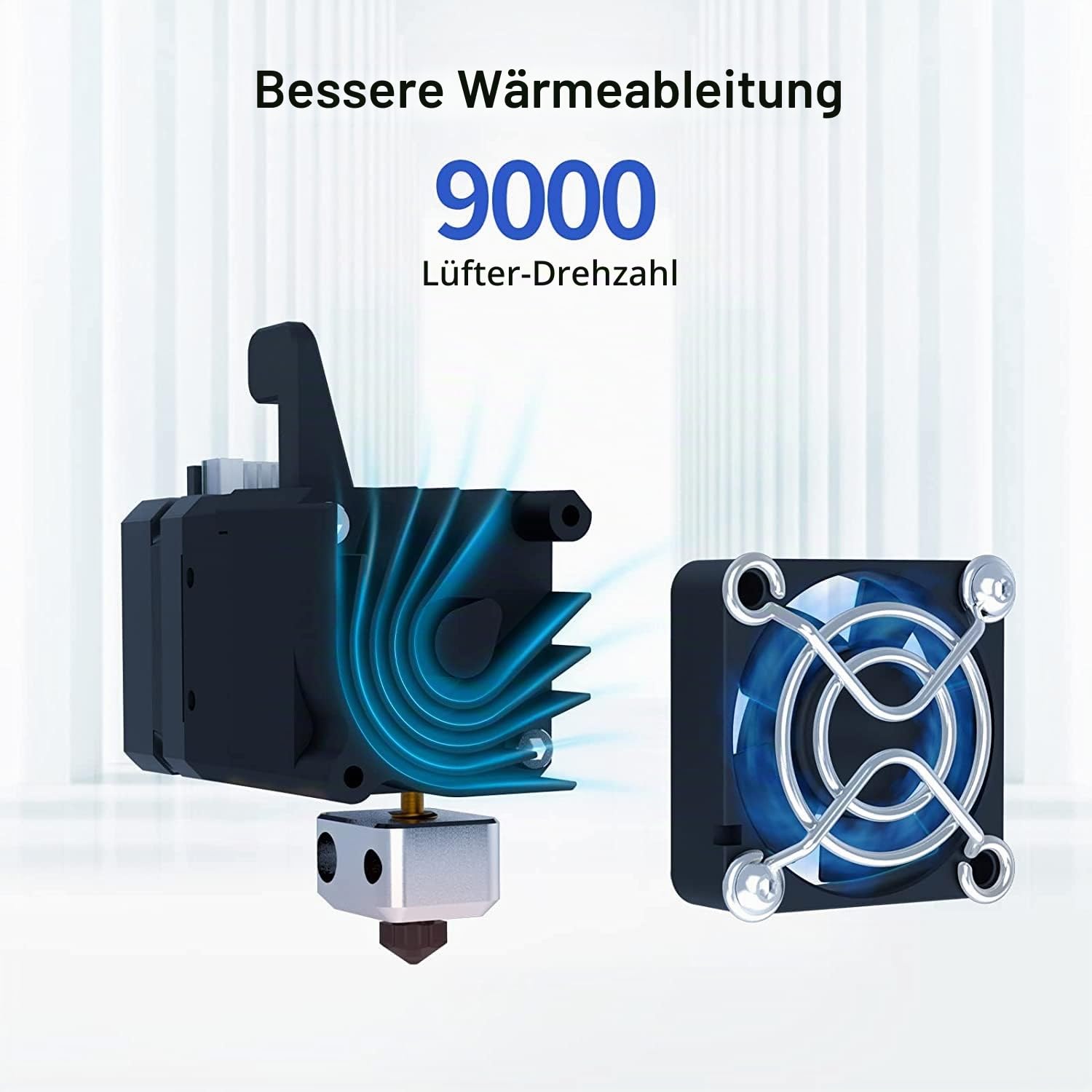 BIQU H2 500℃ Extruder Extruder mit Direktantrieb Hochtemperatur-Hotend