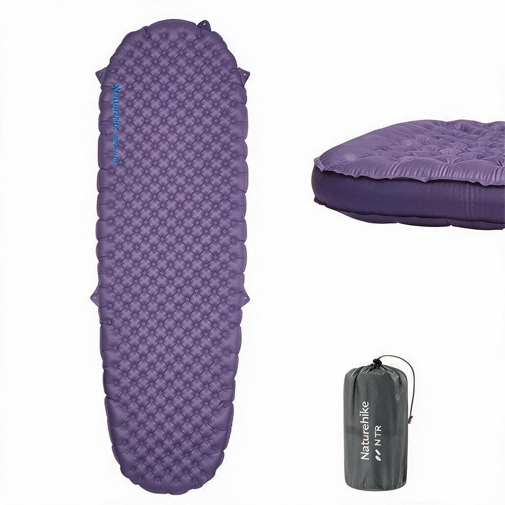 Naturehike Matelas isolant de camping sans PFAS, ultra léger, valeur R 5,8