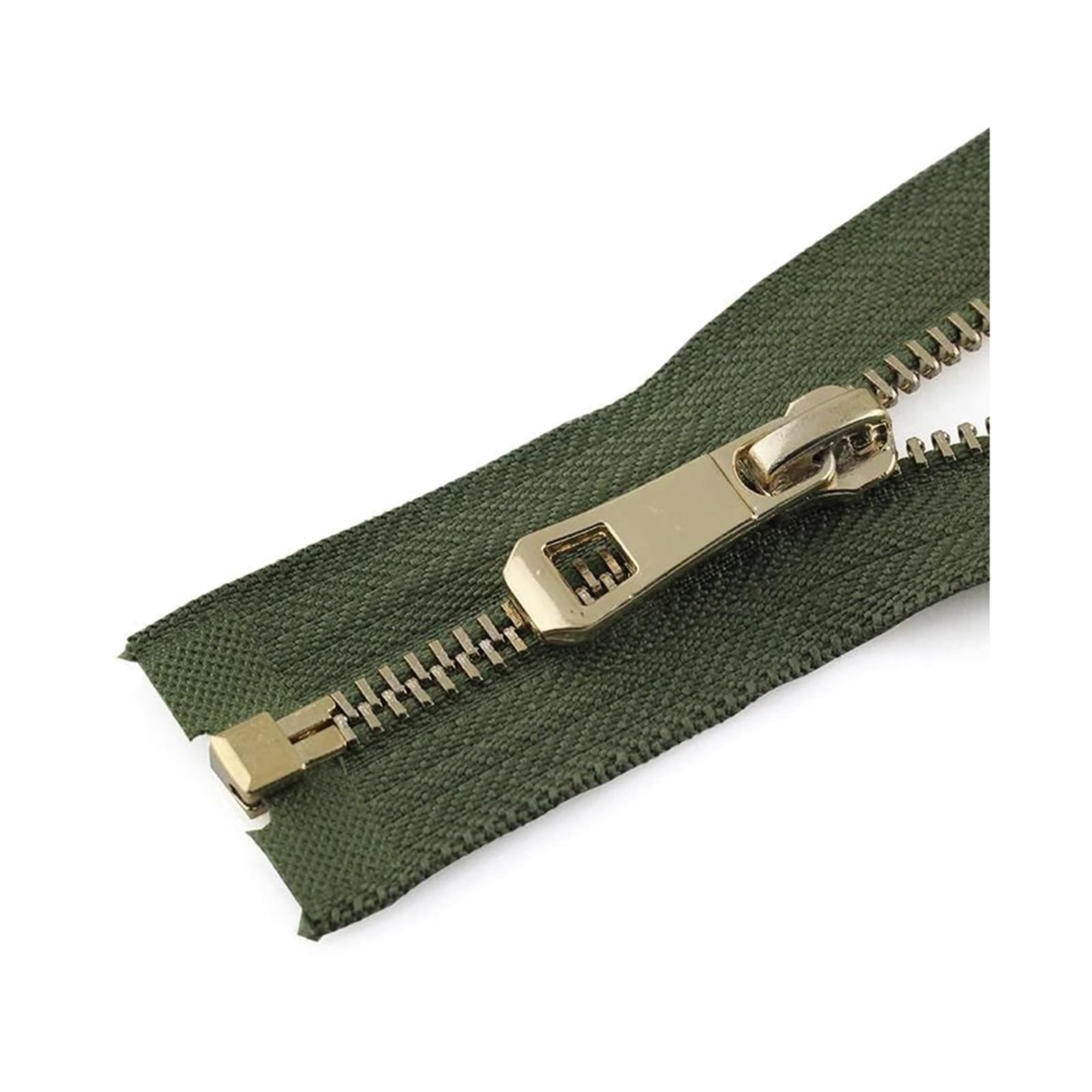 35-85 cm 5# Metal Zipper Open-end Zipper for Sewing Down Jacket Coat Clothing Sewing Accessories, 75cm