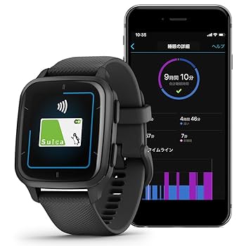 Amazon.co.jp: ガーミン(GARMIN) Venu Sq 2 Music Black/Slate