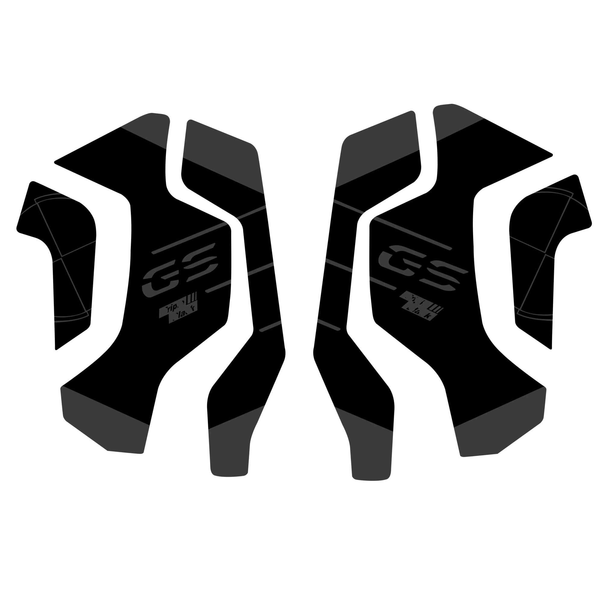 Motorcycle Fuel Tank Pads For R1250 GS ADV Trophy/40th Triple black 3D Resin Motorcycle Bumper Cover Sticker Decal