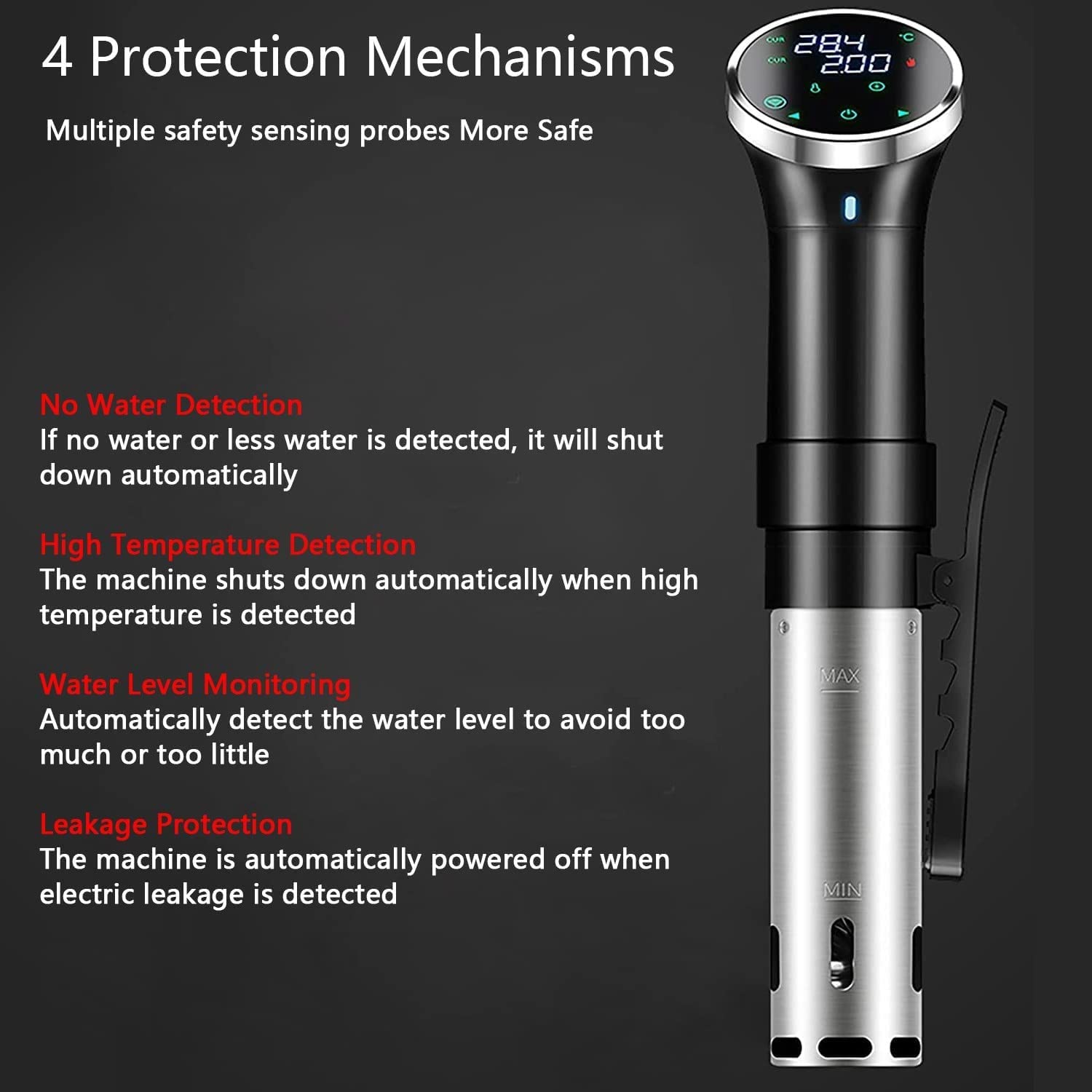 Amazon.com: XARONF Sous Vide Cooker, 1100W Sous Vide Machine