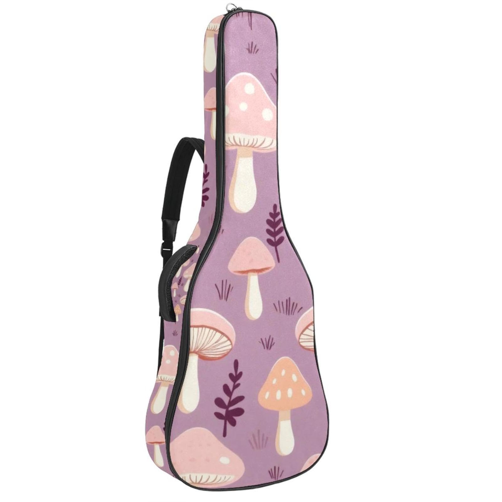 Sac guitare acoustique champignon violet multicolore pour sublimer vos notes - 8