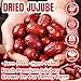 Premium Jujube Dates, Red Dates, 16.9oz/480g | 85-90 Per Bag, Uniform 1.5-Inch Jujube Fruit | All-Natural, Sweet & Chewy, No Additives | Chinese Red Dates Ideal For Snacks, Baking, Tea, Cooking & More