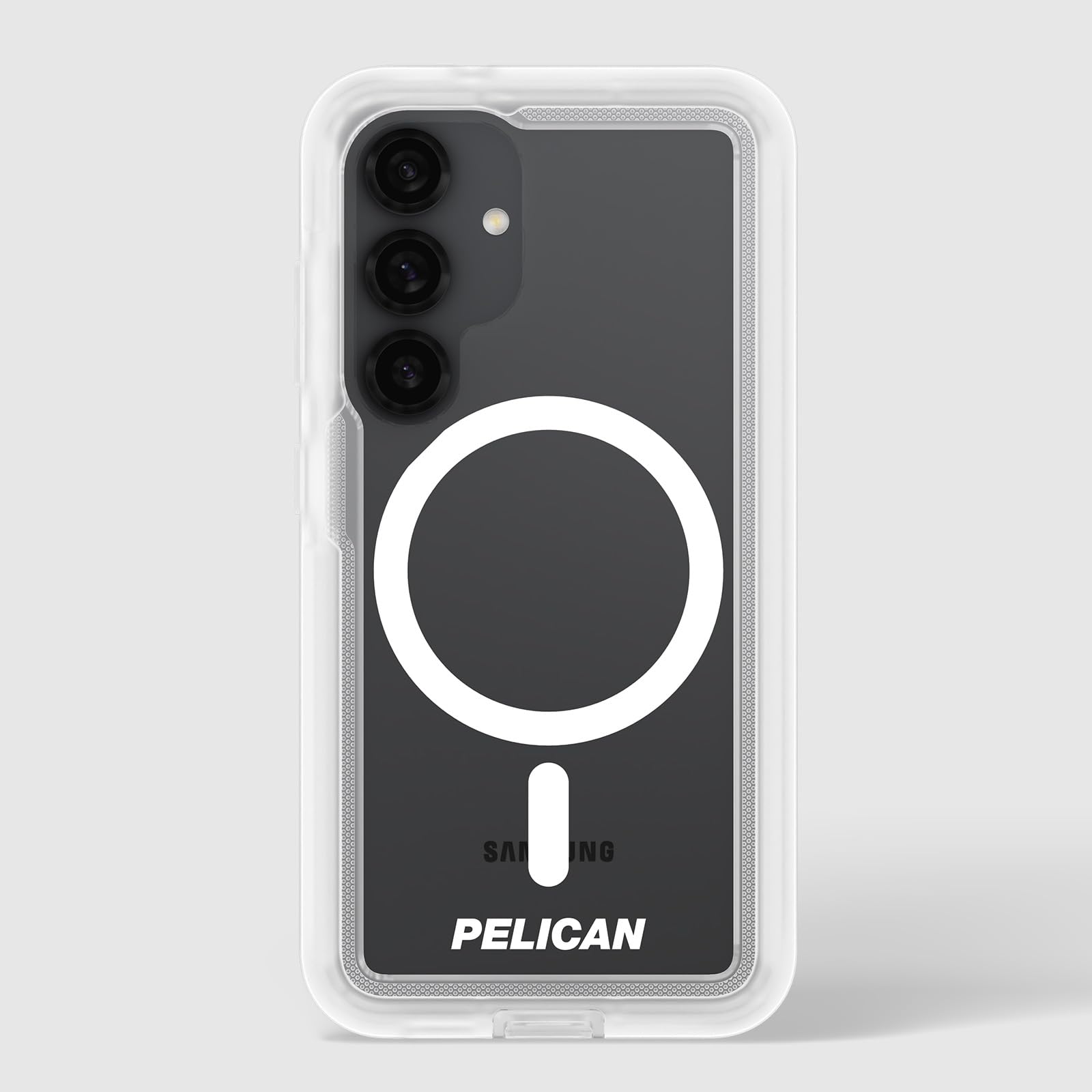 Pelican Voyager Schutzhülle für Samsung Galaxy S25 [magnetisches und kabelloses Laden] Robuste Handyhülle mit 5,5 m MIL-STD Fallschutz – robuste Hülle mit Gürtelclip für Samsung Galaxy S25 – | Magnetische und kabellose Ladehülle mit 5,5 m Fallschutz in Mi